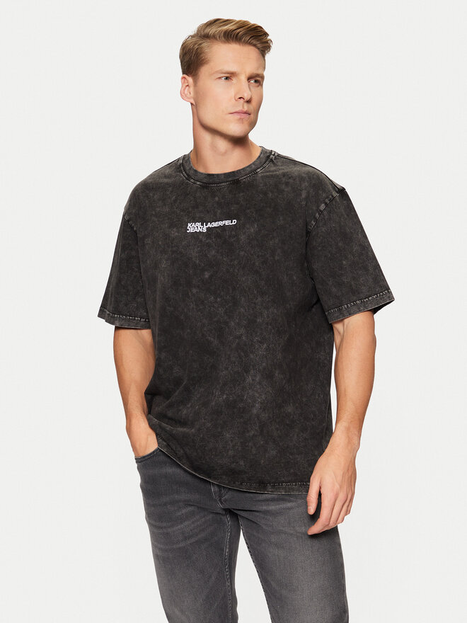 Karl Lagerfeld Jeans Karl Lagerfeld Jeans Camiseta A1M17047 Negro Regular Fit