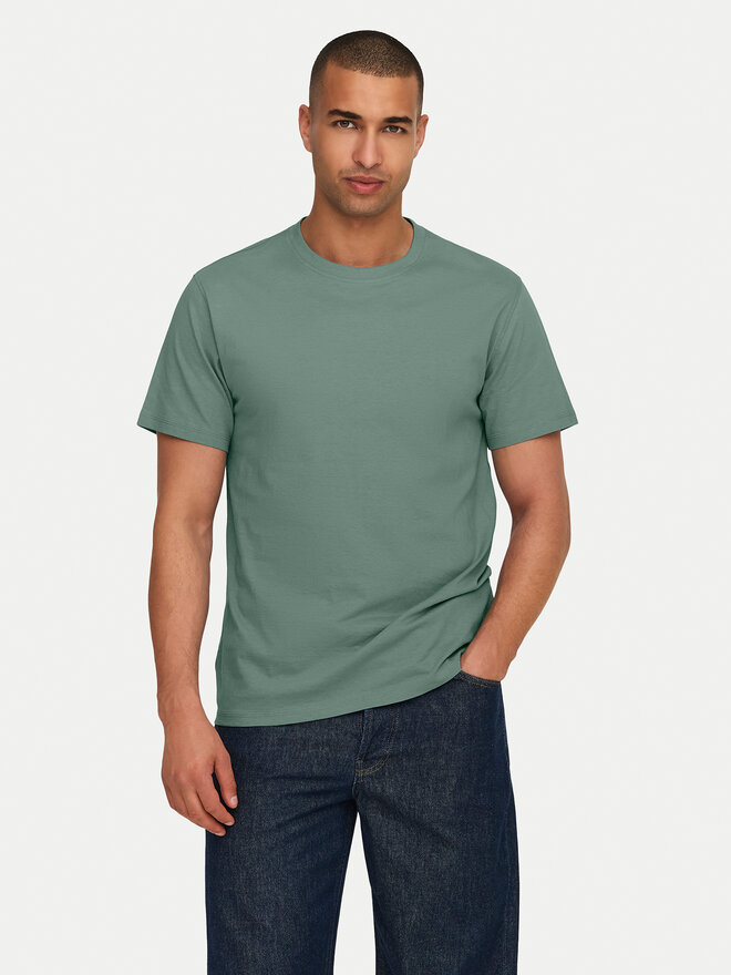 Only & Sons Only & Sons T-Shirt 22025208 Grün Regular Fit