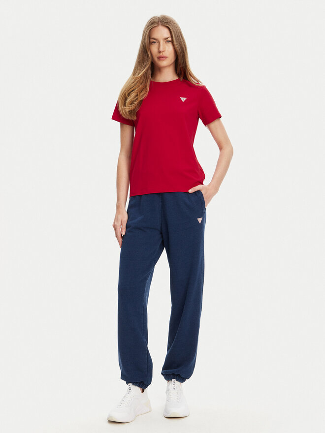 Guess Jeans Guess Jeans Póló W4YI10 J1314 Piros Regular Fit