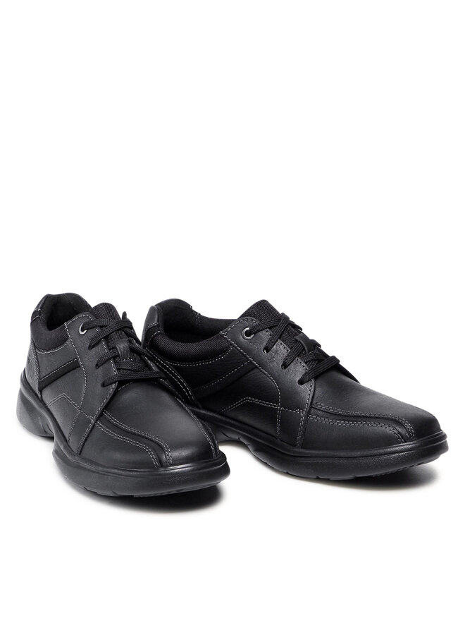 Clarks Īsi apavi Clarks Bradley Walk 261533327 Melns