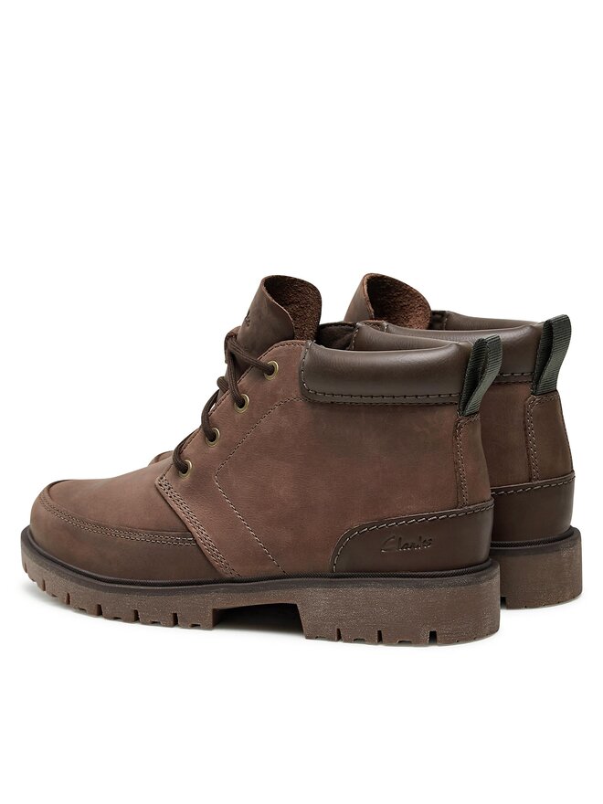 Clarks Schnürstiefeletten Clarks Rossdale Mid 261734537 Braun