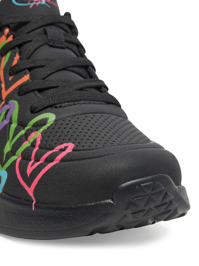 Skechers Αθλητικά Skechers Uno Lite - Heat of Lights 177977/BKMT Μαύρο