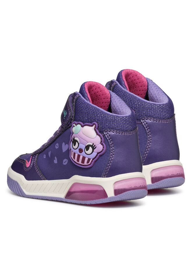 Geox Сникърси Geox J Inek Girl J36ASC 0CENF C8371 M Виолетов