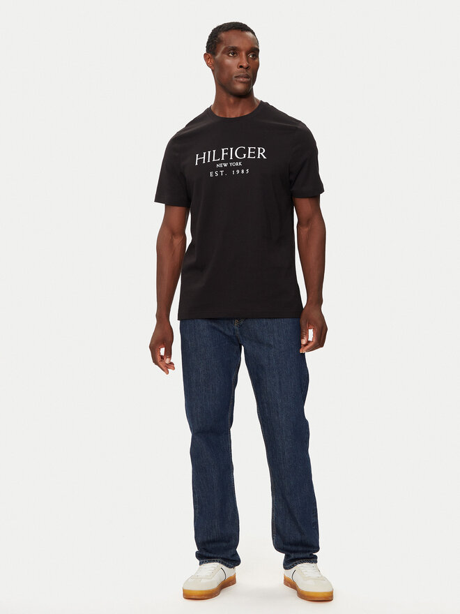 Tommy Hilfiger Tommy Hilfiger T-Shirt MW0MW36499 Μαύρο Regular Fit