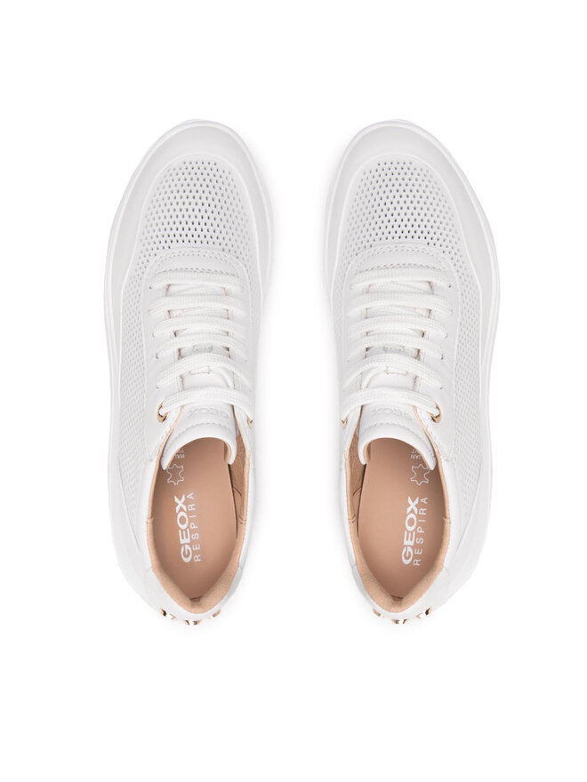 Geox Sneakersy Geox D Rubidia A D84APA 00085 C1000 Bílá