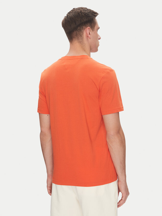 Tommy Hilfiger Tommy Hilfiger Camiseta Brand Love MW0MW40324 Naranja Regular Fit