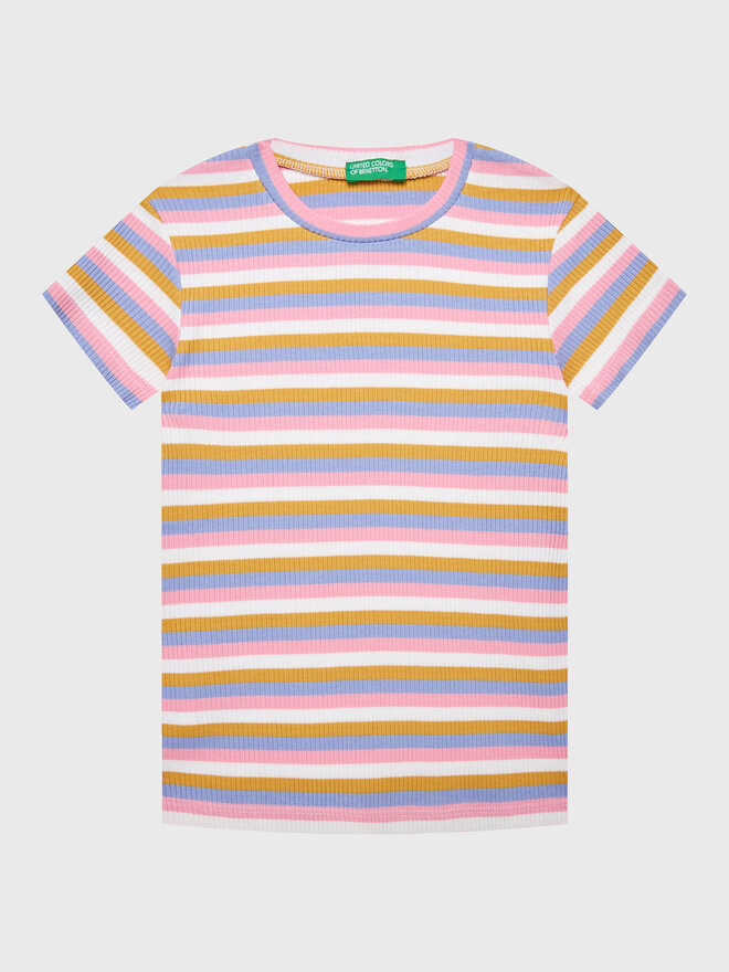 United Colors Of Benetton United Colors Of Benetton Marškinėliai 3HFUG107A Spalvota Regular Fit
