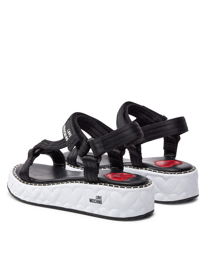 LOVE MOSCHINO Босоніжки LOVE MOSCHINO JA16365I0IIX5000 Чорний