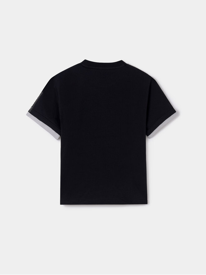 Mayoral Mayoral T-Shirt 6046 Μαύρο Regular Fit
