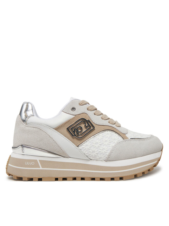 Liu Jo Sneakersy Liu Jo Maxi Wonder 73 BA5015 PX542 Écru