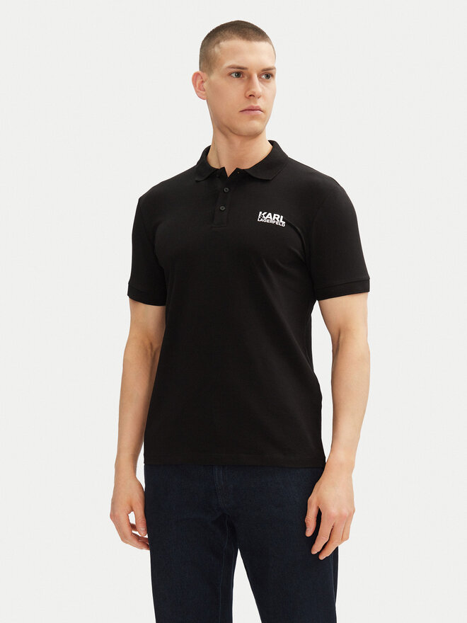 KARL LAGERFELD KARL LAGERFELD Polo 745088 552235 Negro Regular Fit