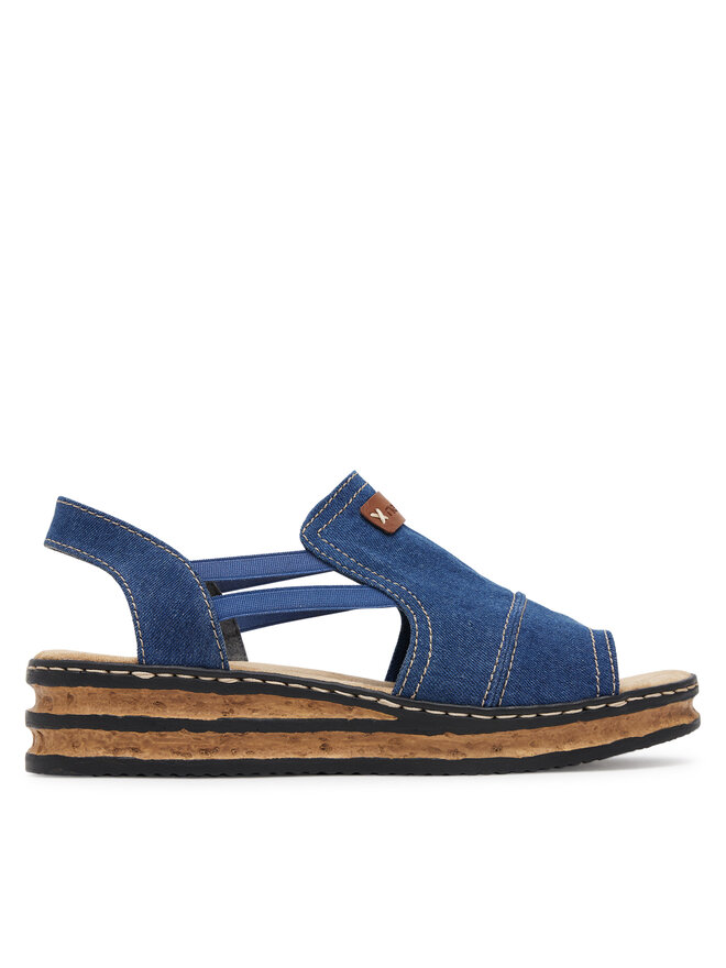 Rieker Sandales Rieker 62982-12 Tumši zils