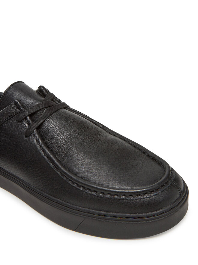 Calvin Klein Zapatos hasta el tobillo Calvin Klein Hybrid Apron Lace Up Lth HM0HM01893 Negro