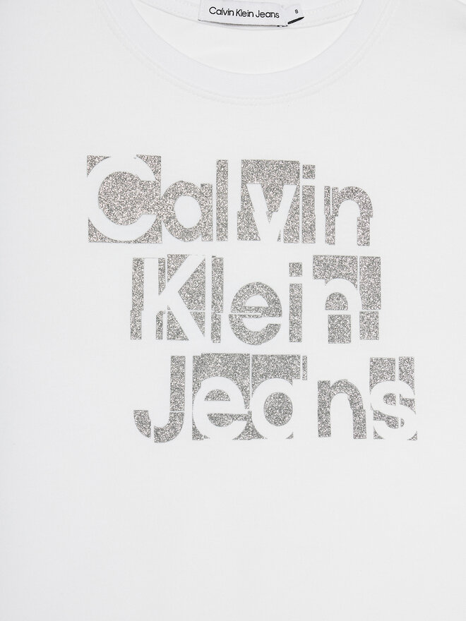 Calvin Klein Jeans Calvin Klein Jeans Футболка Metallic IG0IG02340 Білий Regular Fit