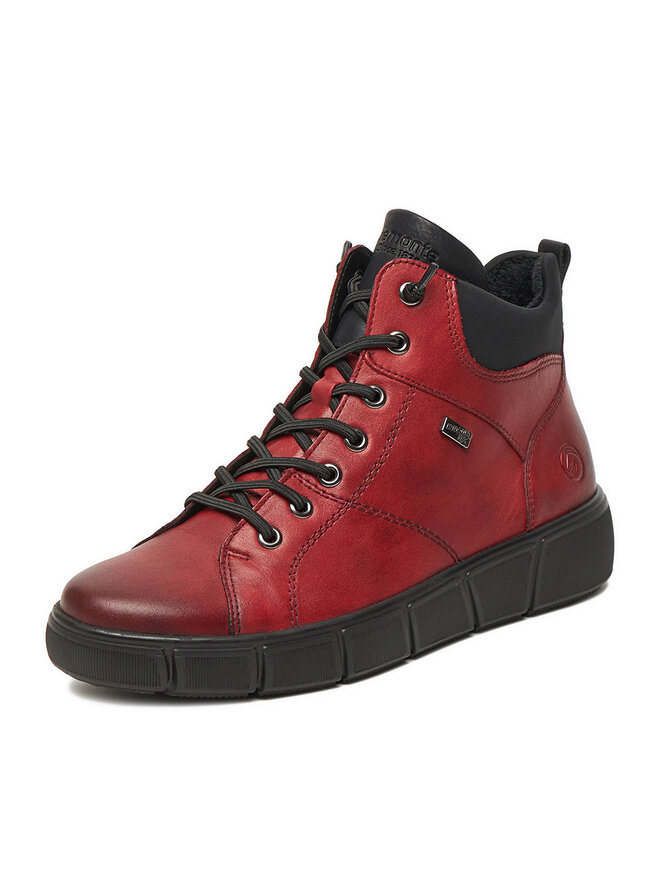 Remonte Schnürschuhe Remonte D1T76-35 Dunkelrot