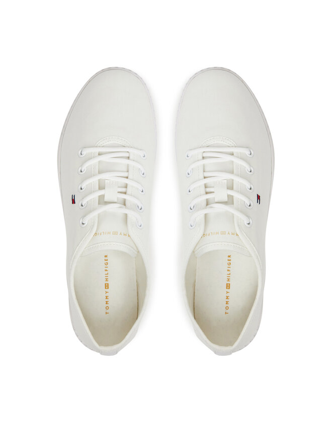 Tommy Hilfiger Πάνινα παπούτσια Tommy Hilfiger FW0FW08641 Λευκό