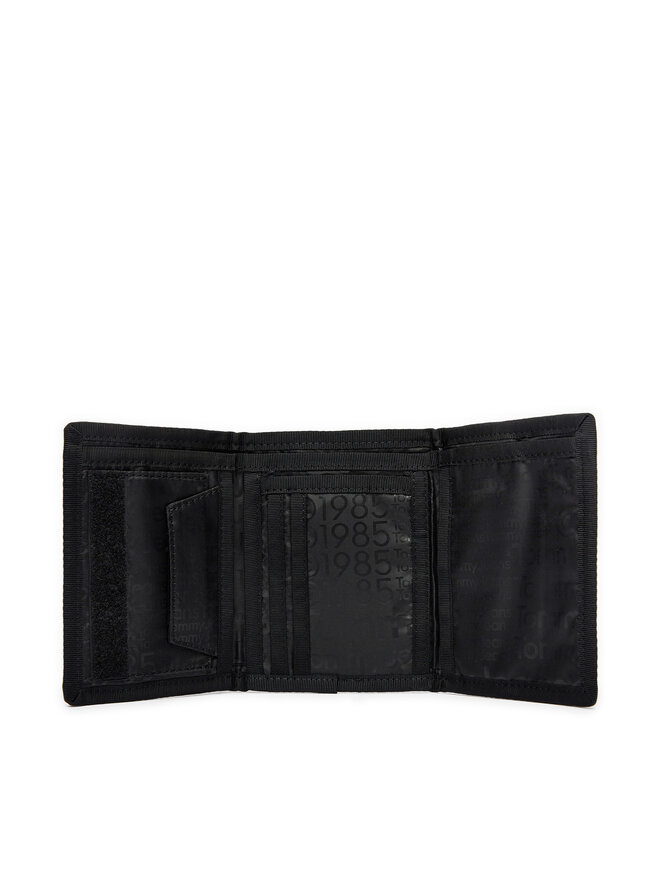 Tommy Jeans Velká pánská peněženka Tommy Jeans Tjm Essential D. Nylon Trifold AM0AM12438 Černá