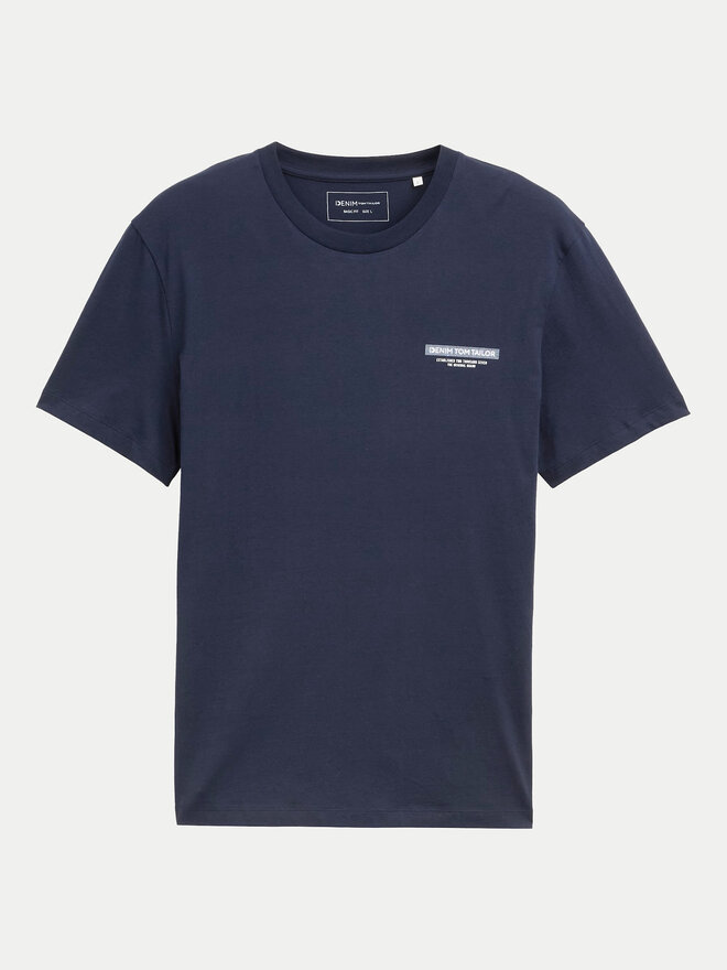 Tom Tailor Denim Tom Tailor Denim T-Shirt 1043491 Dunkelblau Regular Fit