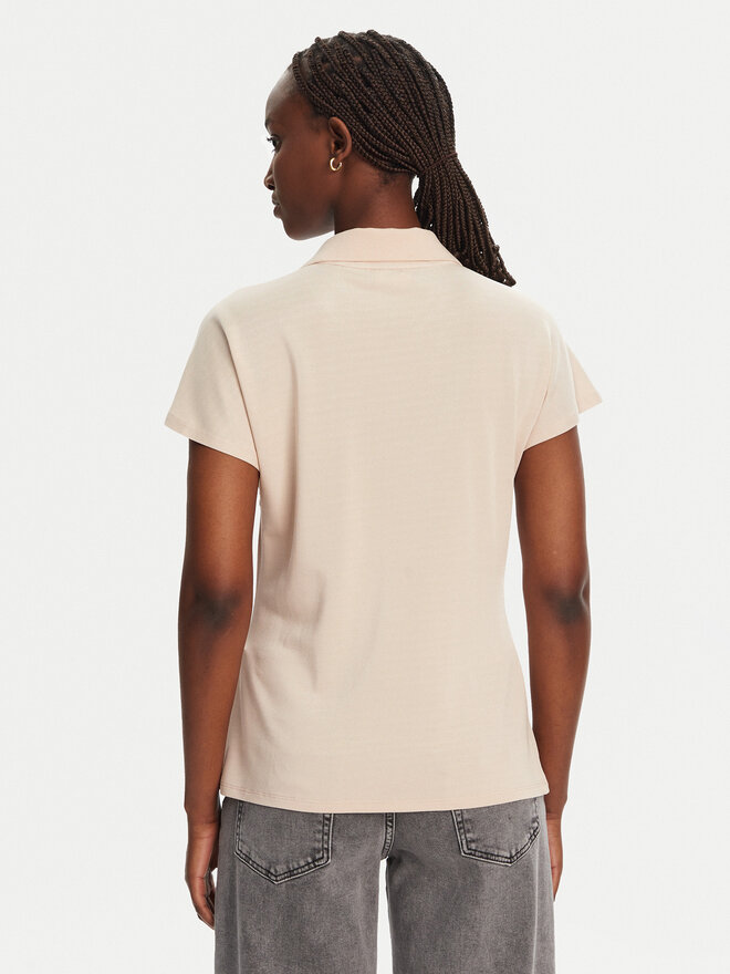 Liu Jo Sport Liu Jo Sport T-Shirt TA5183 J4883 Beige Regular Fit