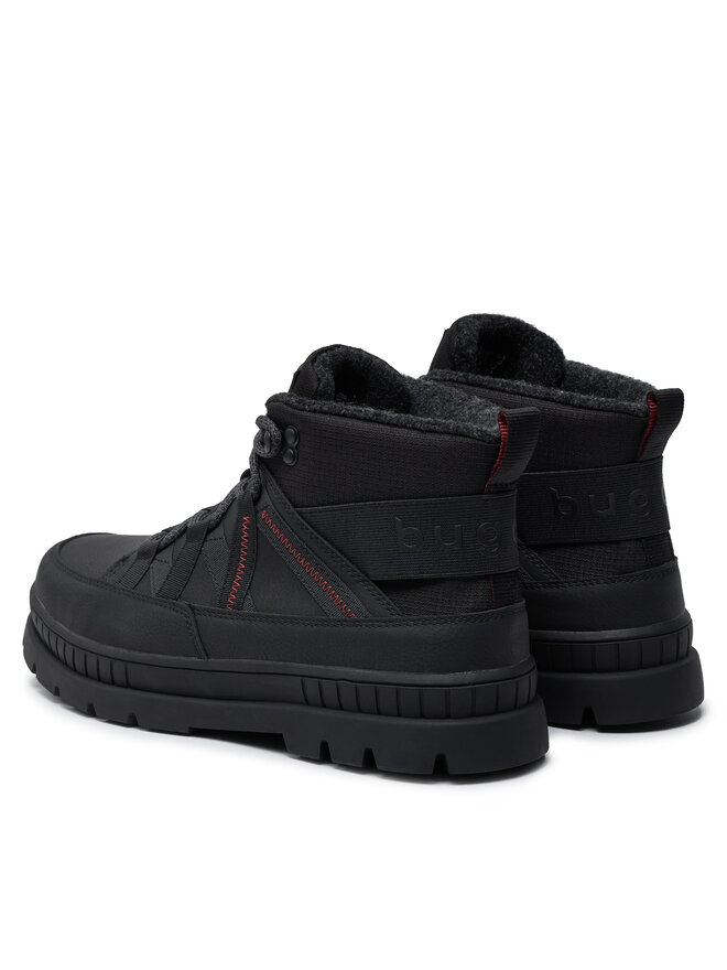 Bugatti Botines planos Bugatti AGB39-5000 Negro