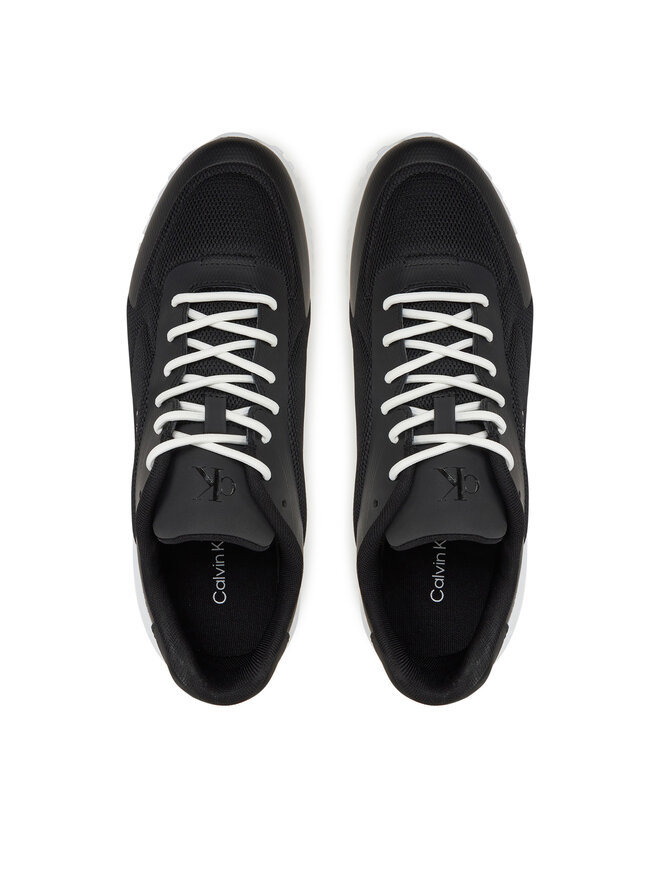 Calvin Klein Jeans Sneakers Calvin Klein Jeans Eva Runner Low Mesh Mix YM0YM01185 Negru