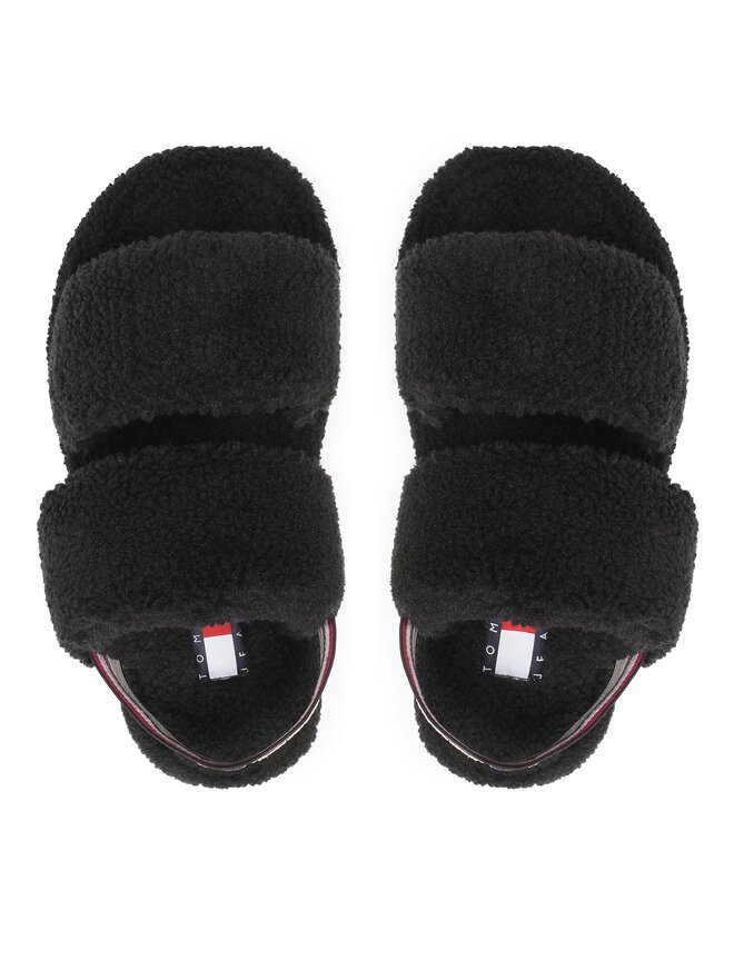 Tommy Jeans Čības Tommy Jeans Tj Winter Sandal 2D EN0EN02031 Melns
