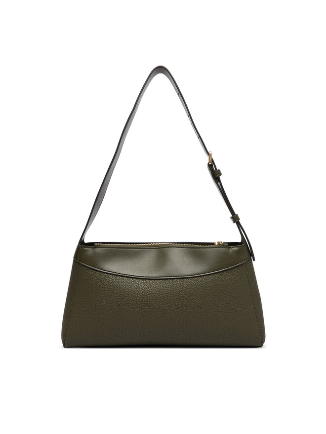 Calvin Klein Handtasche Calvin Klein Mix Media Shoulder Bag LV04F3886G Dunkelgrün