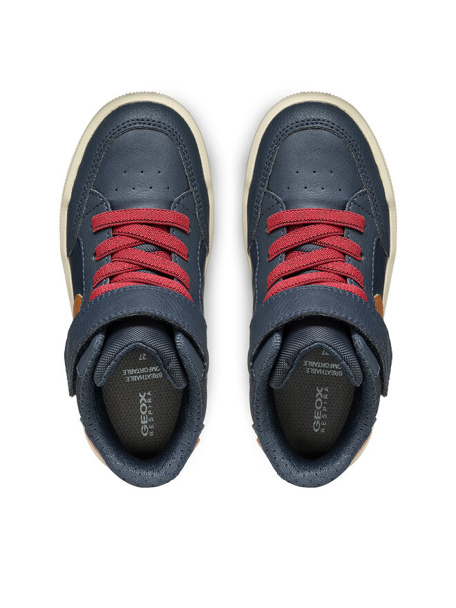 Geox Sneakersy Geox J Arzach Boy J464AA 054FU CF46N S Granatowy