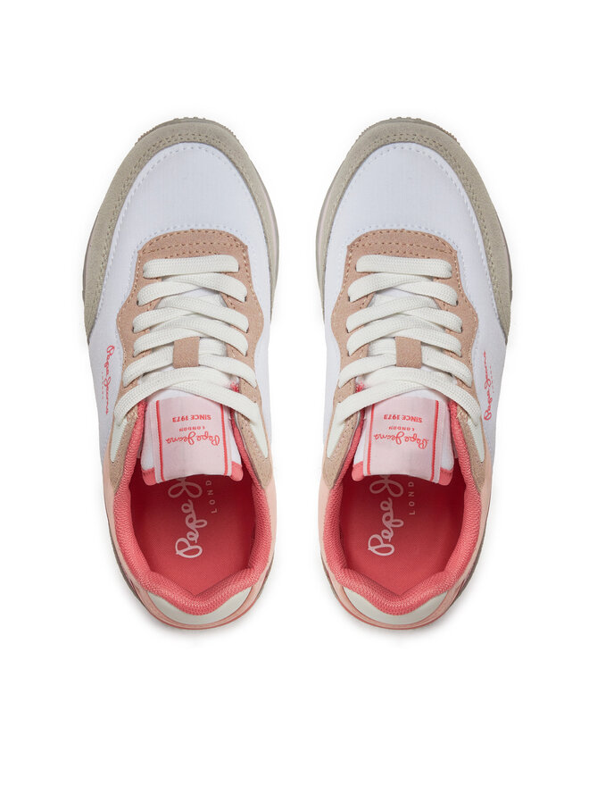 Pepe Jeans Sneakersy Pepe Jeans London Seal G PGS40003 Bílá