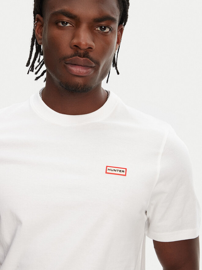 Hunter Hunter T-shirt Tavish HARM0082251 Bijela Regular Fit