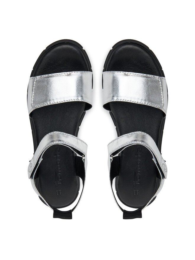 Tamaris Sandały Tamaris 1-28209-44 Srebrny