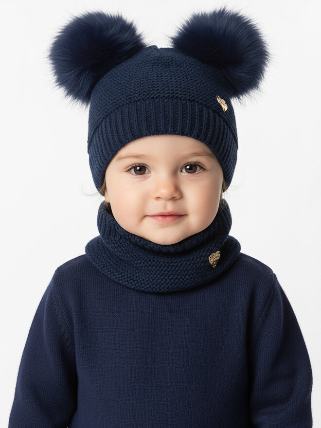 Guess Completo cappello e scaldacollo Guess A4BZ01 Z2QP0 Blu