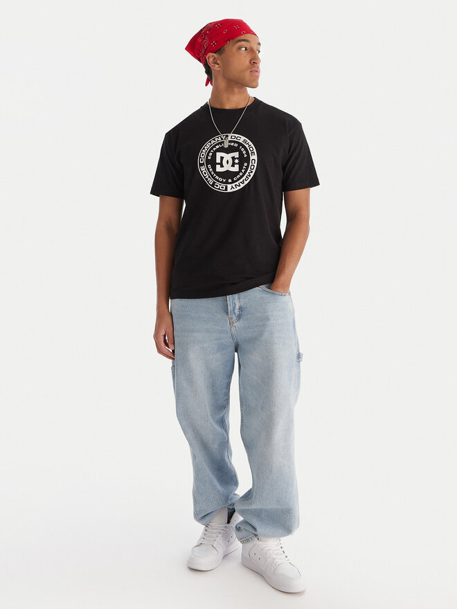 DC Shoes DC Shoes T-Shirt Corpo ADYZT05396 Schwarz Regular Fit