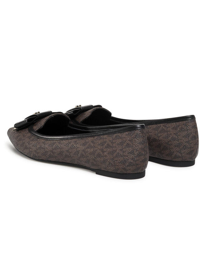 MICHAEL Michael Kors Ballerinas MICHAEL Michael Kors Belle Flex Flat 40F0BLFP1B Braun