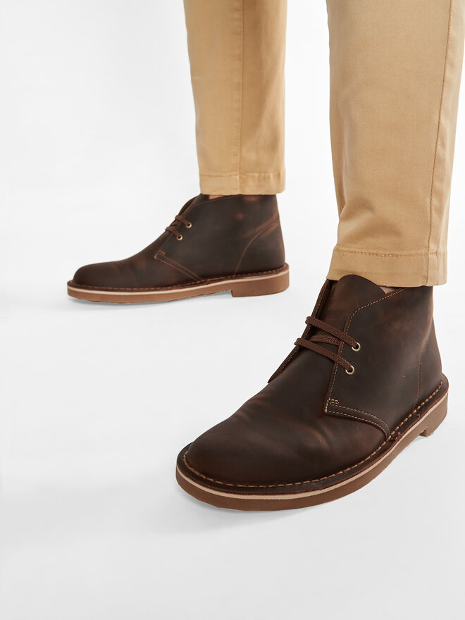 Clarks Botines planos Clarks Bushacre 3 261535287 Marrón