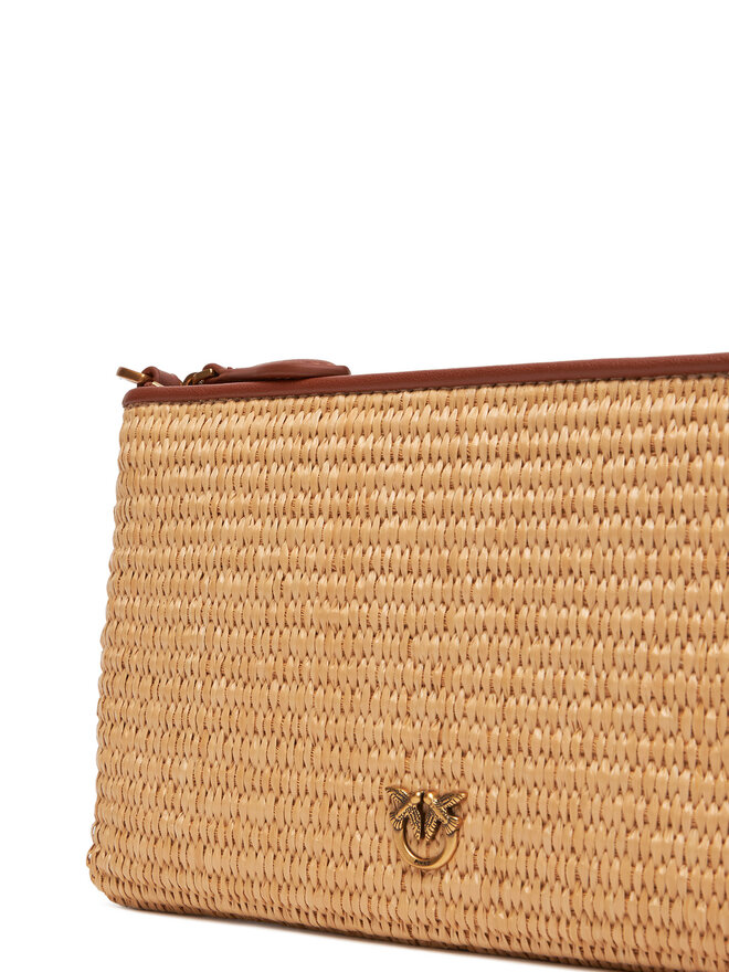 PINKO Kabelka PINKO Flat Horizontal Mini PE 25 PCPL 104277 A2CE Béžová