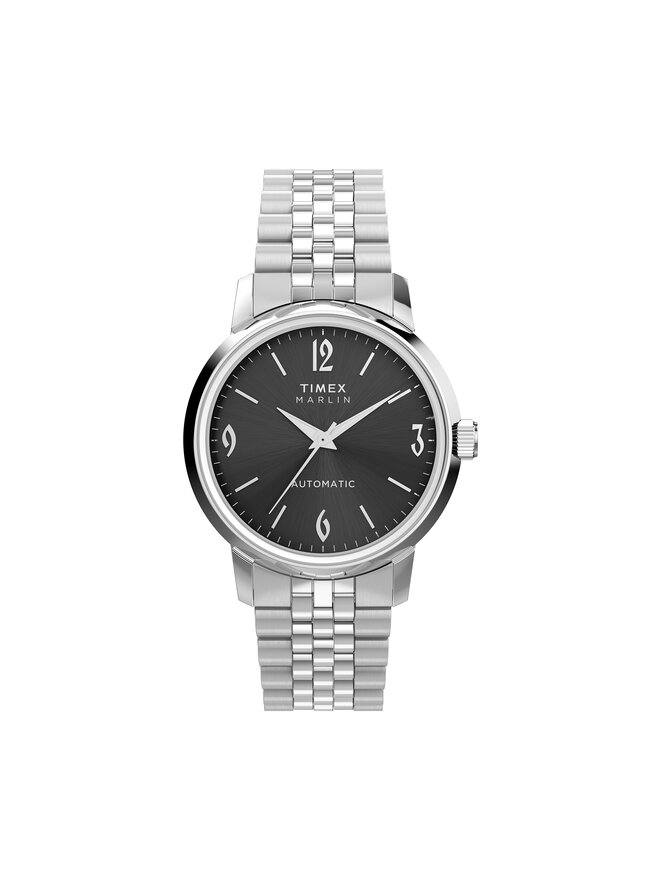 Timex Zegarek Timex Marlin® Automatic TW2W93200 Srebrny