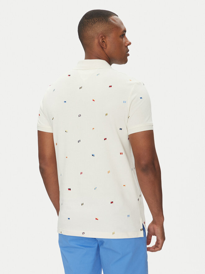 Tommy Hilfiger Tommy Hilfiger Polo marškinėliai Critter MW0MW39044 Smėlio Regular Fit