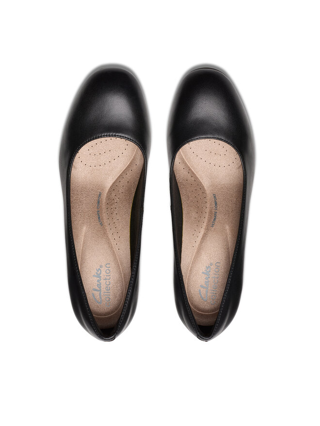 Clarks Półbuty Clarks Olivette Pearl 26180043 Czarny
