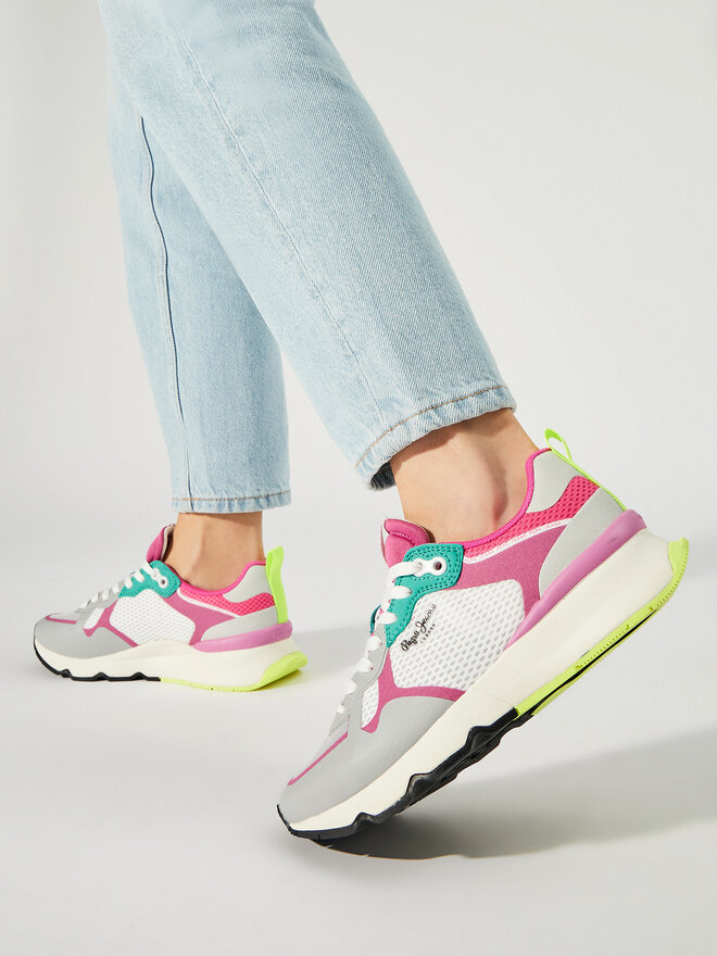 Pepe Jeans Tenisice Pepe Jeans Brit Pro Fresh PLS31555 Siva
