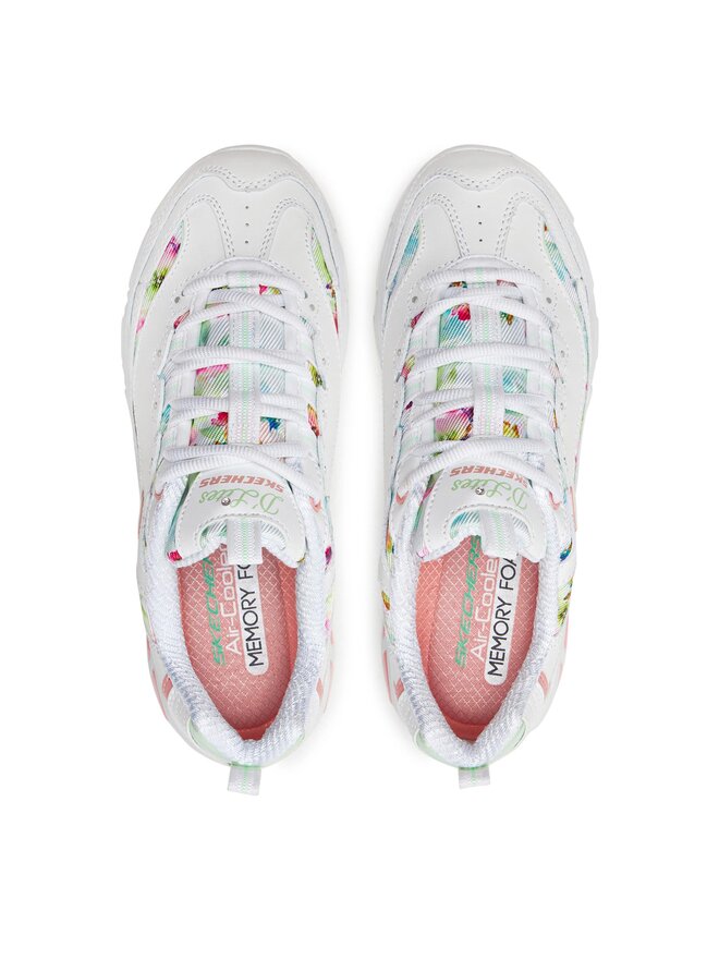 Skechers Сникърси Skechers D'Lites-Blooming Fields 149794/WMLT Бял