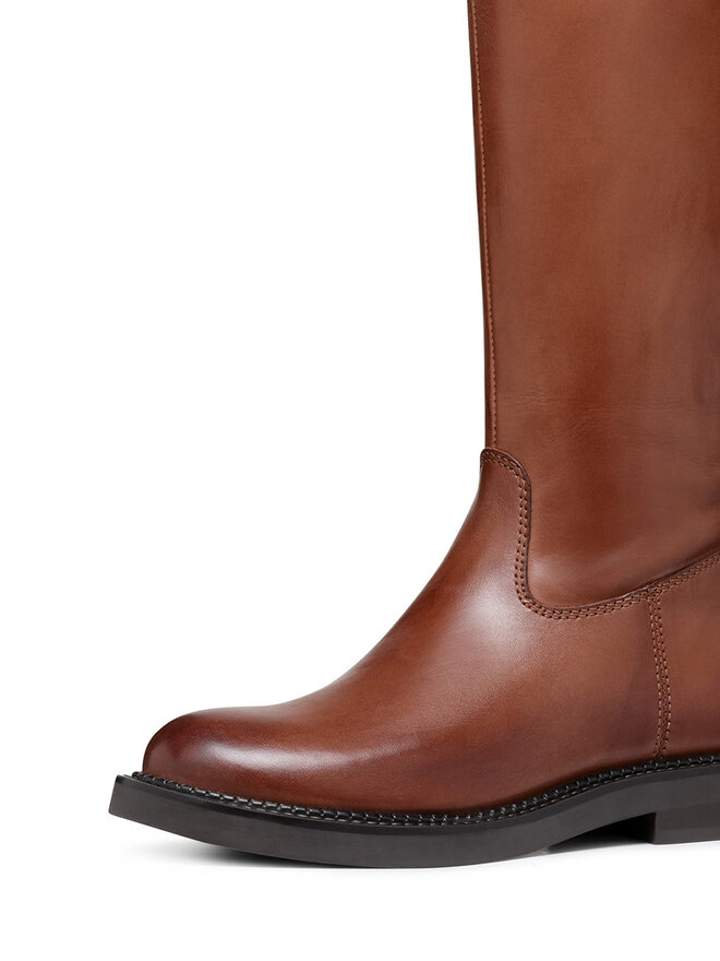 Geox Oficerki Geox D Serilda D46WYA 00043 C6002 Brązowy