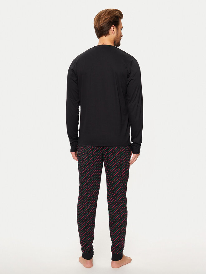 BOSS Boss Pyjama 50527344 Schwarz Relaxed Fit