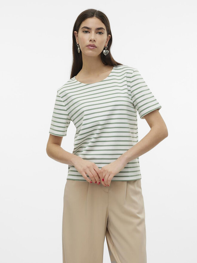 Vero Moda Vero Moda T-Shirt Abby 10304716 Grün Regular Fit