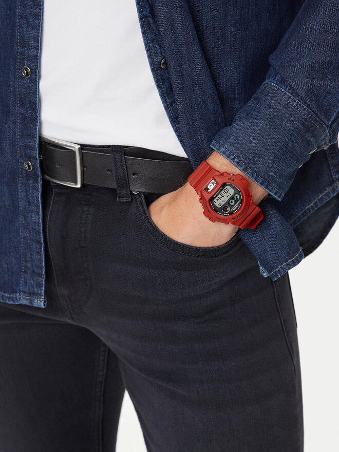 G-Shock Pulkstenis G-Shock DW-6900TR-4ER Sarkans