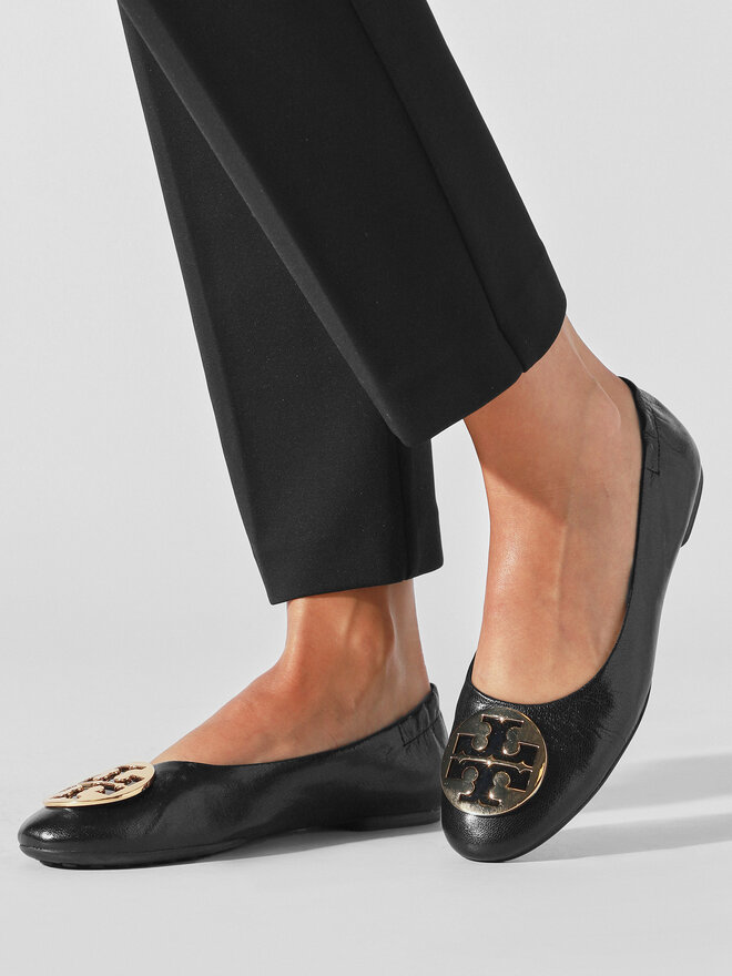 Tory Burch Baleriny Tory Burch Claire Ballet 147379 Czarny