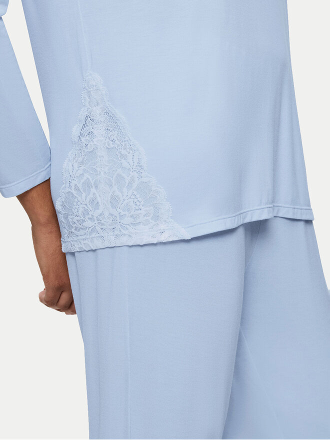Triumph Triumph Pyjama Timeless Sensuality 10221061 Himmelblau Regular Fit