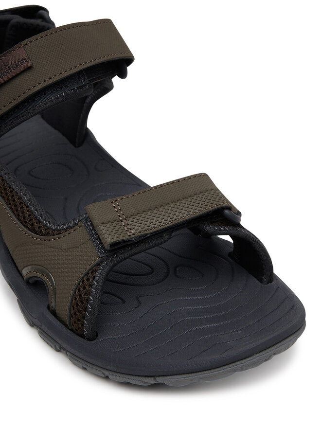 Jack Wolfskin Sandały Jack Wolfskin Lakewood Cruise Sandal M 4019011 Brązowy