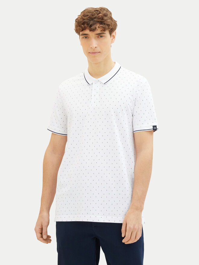 Tom Tailor Denim Tom Tailor Denim Поло 1040465 Білий Regular Fit