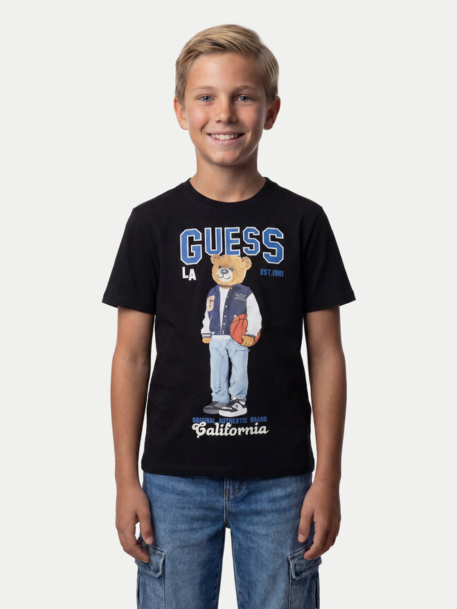 Guess Guess T-Shirt L6YI19 K3750 Schwarz Regular Fit